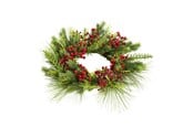 Dekorasjon - NORDIC WINTER Artificial wreath Ø60 cm w/berries - 780-092