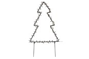 Dekorasjon - NORDIC WINTER Metal christmas tree - 75 cm 130 LED lights - 780-041