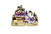 Dekorasjon - NORDIC WINTER Christmas town "River Town" w/lights & music - 780-522
