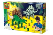 Kreative leker - SES Creative Wooden Dino Glow in the Dark - 14209