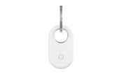 Mobil - Andre tilbehør - FIXED Silky Galaxy SmartTag2 Keychain Case White - FIXSILD-1334-WH