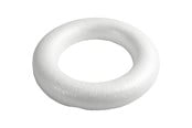 Arts & Crafts - Tilbehør - Creativ Company - Styropor Rings with Flat Back 30cm - 54350