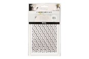 Arts & Crafts - Tilbehør - Creativ Company - Patterned Cardboard Flower White 10 pcs. - 216922