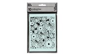 Arts & Crafts - Tilbehør - Creativ Company - Patterned cardboard Light blue 10 pcs. - 216918