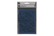 Arts & Crafts - Tilbehør - Creativ Company - Patterned cardboard Blue 10 pcs. - 216914