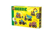 Kreative leker - SES Creative Beedz - Iron-on Beads - Construction Vehicles - 06206