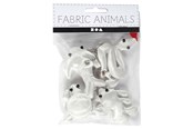 Arts & Crafts - Tilbehør - Creativ Company - Animal Keychains made of Textile 4 pcs. - 495023