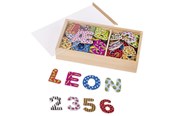 Lek & Lær - Goki - Magnetic Numbers & Letters 88pcs. - 58911