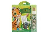 Kreative leker - Grafix Stamp and Tape Activity Book - Tiger - 100099