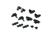 Kabelordner/Kabelstrømpe - D-LINE Accessory Kit 16x8 Black - RETAP1608B