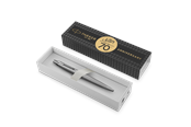 Skrive- & Tegneverktøy - Parker Jotter Ballpoint Pen | Special Edition | 70 years Anniversary Stainless Steel CT | Blue Ink | Gift Box - 2205530