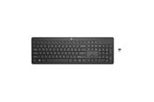Tastatur - HP 230 Wireless Keyboard Black Nordic - Tastatur - Nordisk - Svart - 3L1E7AA#UUW