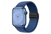 Smartklokke - Tilbehør - Lippa Apple Watch Nylon Strap incl. Magnetic Lock 42/44/45/46/49 mm - Blue - LPAW145