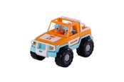 Leketøysbil - Cavallino Toys Cavallino Jeep Orange with 2 Play Figures - 3501SF01