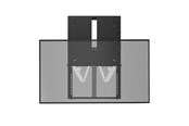 Veggmontering, AV-braketter & AV-møbler - Deltaco OFFICE Manual Height-Adjustable Display Wall Mount - Max 90 kg - recommended for 75"-90" - ARM-0801