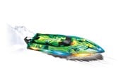 Leketøysbil - Syma REVOLT R/C Q7 Illuminator Boat - 51203