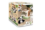 Plush - Smoby Animal Care Travel Basket with Panda 12pcs. - 7600340303