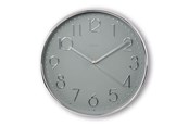 Dekorasjon - Hama Corsica Wall Clock 30 cm Silver - 00185874
