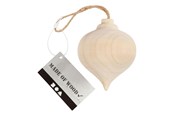 Arts & Crafts - Tilbehør - Creativ Company - Pendant Pointed Wooden Christmas Ball - 565119