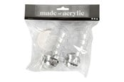 Arts & Crafts - Tilbehør - Creativ Company - Deco Balls Transparent 5cm 10 pcs. - 52143
