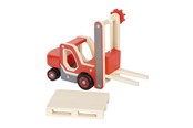 Leketøysbil - Small Foot - Wooden Forklift with Pallet - 12636