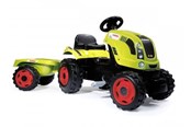 Utendørsleker - Smoby Tractor Claas with Trailer - 710114