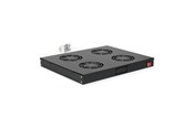 Rackskap - Roline - rack fan - 4 fans with thermostat - 1U - 26.21.0272