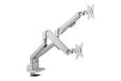 Veggmontering, AV-braketter & AV-møbler - Roline mounting kit - streamlined - for 2 LCD displays - pneumatic - silver - Max 18 kg - recommended for - 17.03.1158