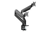 Veggmontering, AV-braketter & AV-møbler - Roline Dual LCD Monitor Stand Pneumatic - Max 15 kg - recommended for - 17.03.1117