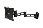Veggmontering, AV-braketter & AV-møbler - Roline bracket - adjustable arm - for LCD display - black - Max 10 kg - recommended for - 17.03.1198