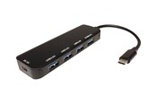 USB-hub - Roline VALUE USB 3.2 Gen 1 Hub USB-hub - 4 porter - Svart - 14.99.5039