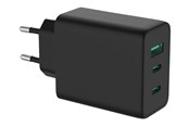 Mobil - Adaptere og ladere - Roline Value power adapter - GaN technology - USB 2 x USB-C - 65 Watt - 19.99.1096