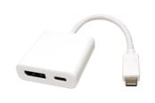 Dokkingstasjon - Roline - docking station - USB-C 3.1 - DP - 12.03.3221