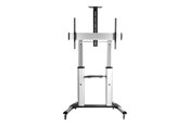 Veggmontering, AV-braketter & AV-møbler - Roline stand - for LCD display - silver - Max 100 kg - recommended for 100" - 17.03.1261