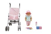 Dukker & Tilbehør - Happy Friend Lotta Doll 30cm with Stroller Set - 504234