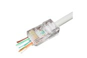 Nettverkskabel - Gembird Modular Plug - network connector - Transparent - LC-PTU-01/10