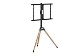 Flatskjerm-TV tilbehør - Gembird TV Tripod Gulvstativ – 180° Dreiefunksjon – 20° Tilt – Passer for 32–75" – VESA 200x200–600x400 – Maks 35 kg – Svart - TVS-75ST-01