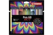 Skrive- & Tegneverktøy - STABILO Pen 68 - Felt-tip pen - ARTY - Set With 24 Pieces - 6824-1-20