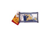 Skoleutstyr - Euromic POKÉMON Filled MESH pencil pouch w/stationery articles:  2 triangular pencils 1 round sharpener 1 shaped eraser 1 shaped memo pad. Size of pencil pouch L 20 cm H 9.5 cm - 161708156
