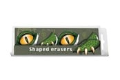 Skoleutstyr - Euromic DINO T-REX 4 shaped erasers in acetate box - 092407106