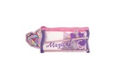 Skoleutstyr - Euromic UNICORN GEMS Filled mesh pencil pouch w/station - 092308156