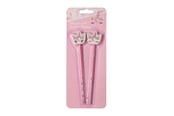 Skoleutstyr - Euromic UNICORN GEMS 2-pack pencils w/eraser toppers - 092307002
