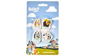 Skoleutstyr - Euromic Bluey 4-pack erasers - 4 shaped erasers packed in acetate box with eurohole (size of box 5.2 x 16 cm) CE & 0-3 years pictogram - 048207106