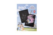 Skrivebordstilbehør - Euromic BLUEY Scratch set w/wooden pencil paper envelope - 048206600