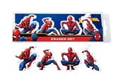 Skoleutstyr - Euromic SPIDERMAN 4-pack erasers in box - 017807106