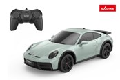Fjernstyrt - RASTAR R/C 1:24 Porsche 911 Dakar Shade Green - 10140