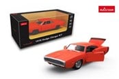 Fjernstyrt - RASTAR DIE CAST 1:36 1970 DODGE CHARGER R/T ORANGE - 64410