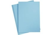 Arts & Crafts - Tilbehør - Creativ Company - Cardboard Light Blue A4 220g 10 pcs. - 219018