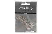 Arts & Crafts - Tilbehør - Creativ Company - Head Pins Silver Plated 50 mm 30 pcs. - 602040