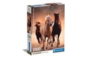Puslespill - Clementoni Running Horses (1000) - 39771